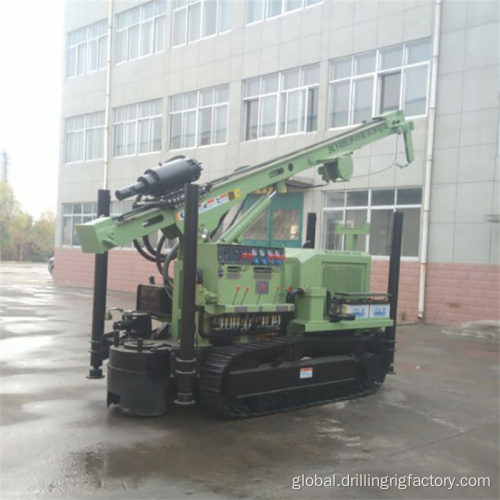 Crawler Water Well Drilling Rig 200m Dth Hydraulic Crawler Water Well Drilling Rig Factory